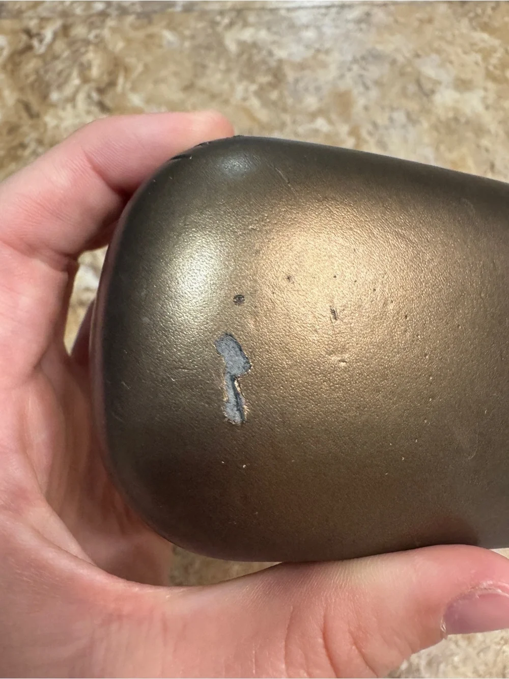 Gucci Black Eyewear Case with Silver Logo